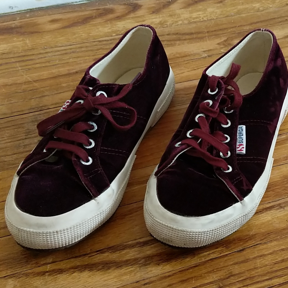 Superga Velvet Sneakers